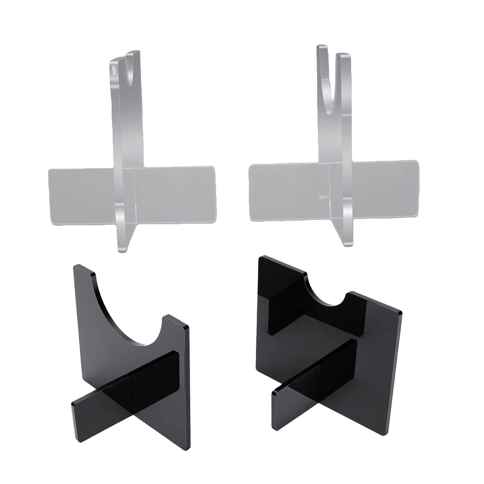 Baseball Display Rack 2 Pack Acrylic Display Stand Baseball Bat Holder Mini Vertical Storage Tube Shelf for Home  Decor
