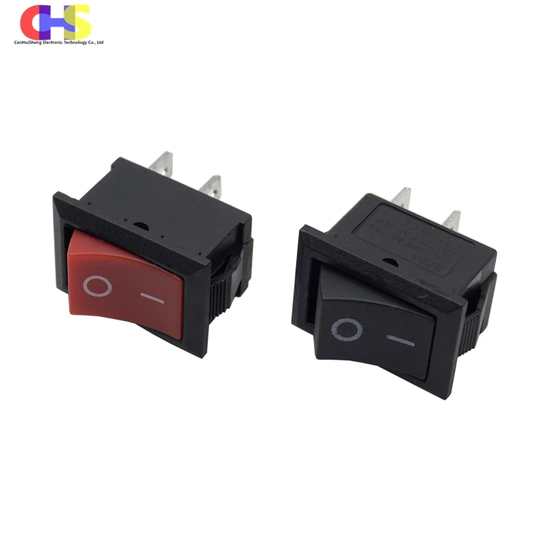 5PCS Switch ON-OFF KCD1 15*21mm 2Pin Ship Type Switch 6A 250V 10A 125V 15X21 Rocker Switch Power Switch