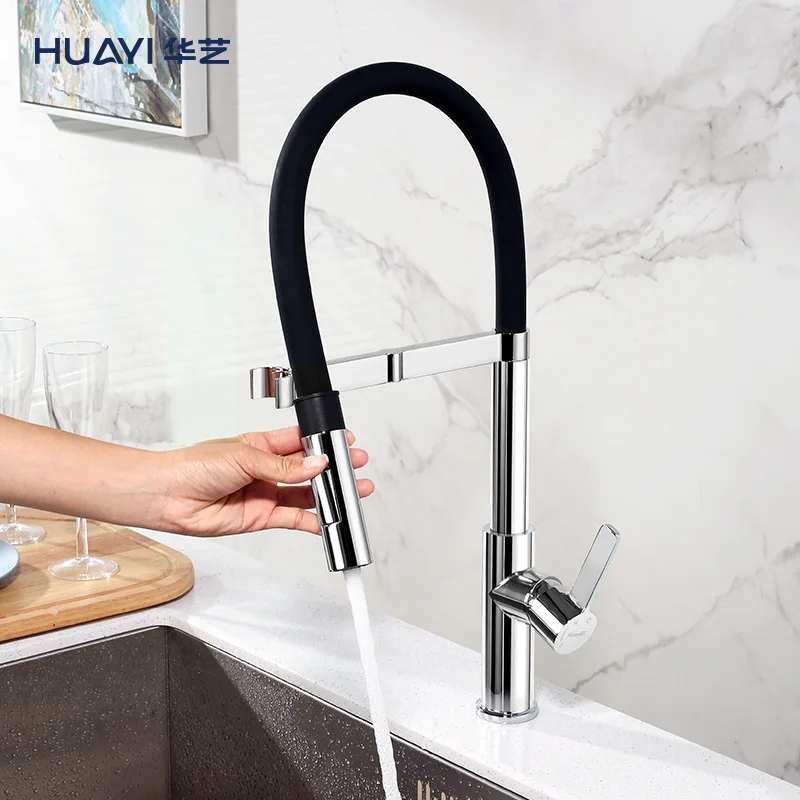 Bathroom faucet, kitchen sink, dishwasher sink, hot and cold faucets can be connected to a water purifier