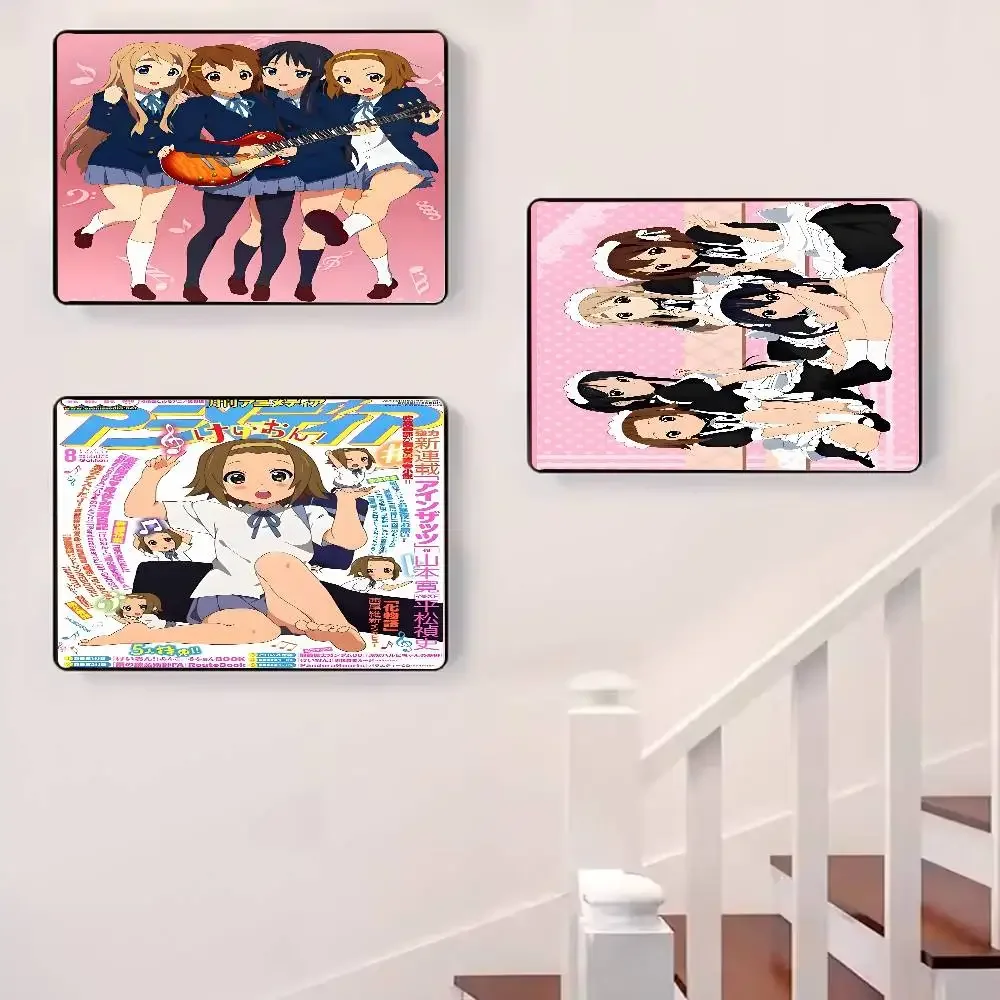 الكلاسيكية لطيف أنيمي K-K-ON ملصق HD الملصقات ذاتية اللصق مقاوم للماء مثالية لغرفة المعيشة غرفة نوم زخارف للحانات