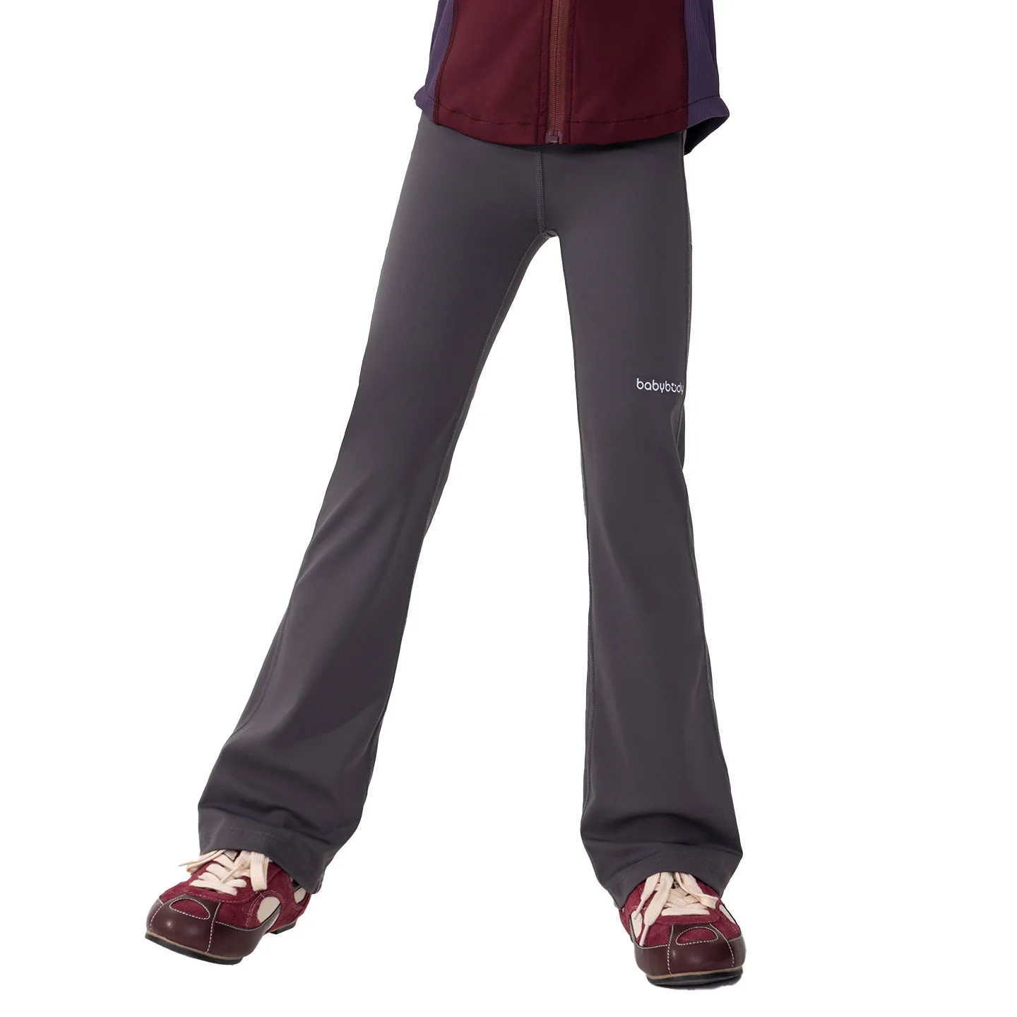 الخريف والشتاء الأطفال السراويل الفتيات المخملية عالية المرونة السراويل الرياضية متوهج السراويل 2025 الخريف الاتجاه الجديد #5