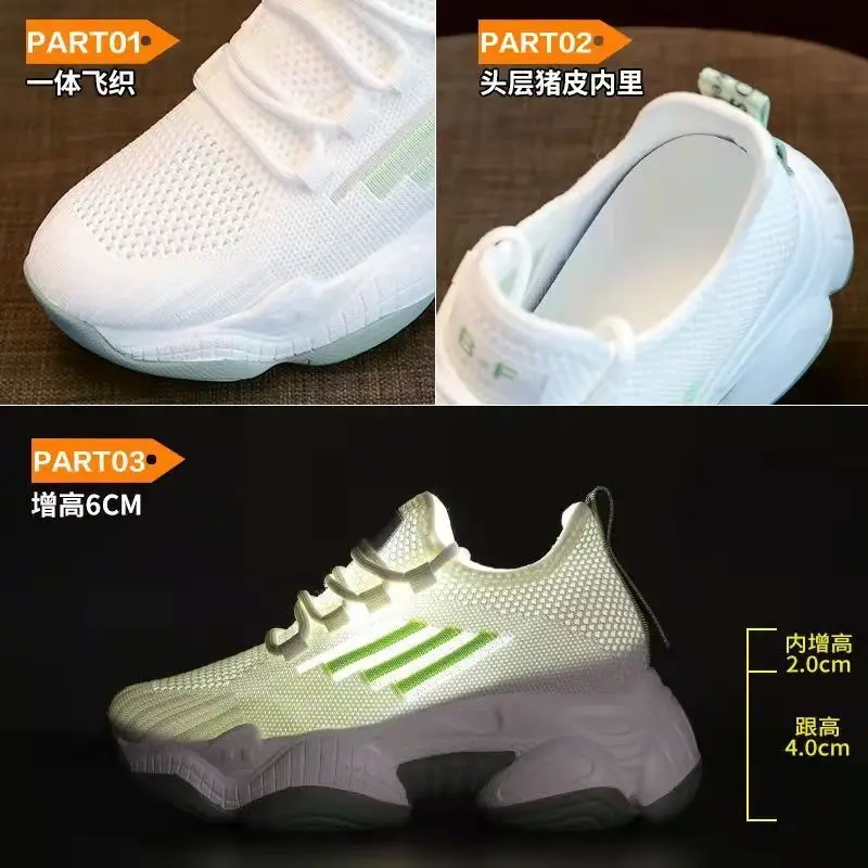 Summer Mesh Vulcanize Shoes Women Breathable Sneakers Hollow Student Flat White Tennis Female Round Head Spring Fashion Lace-up