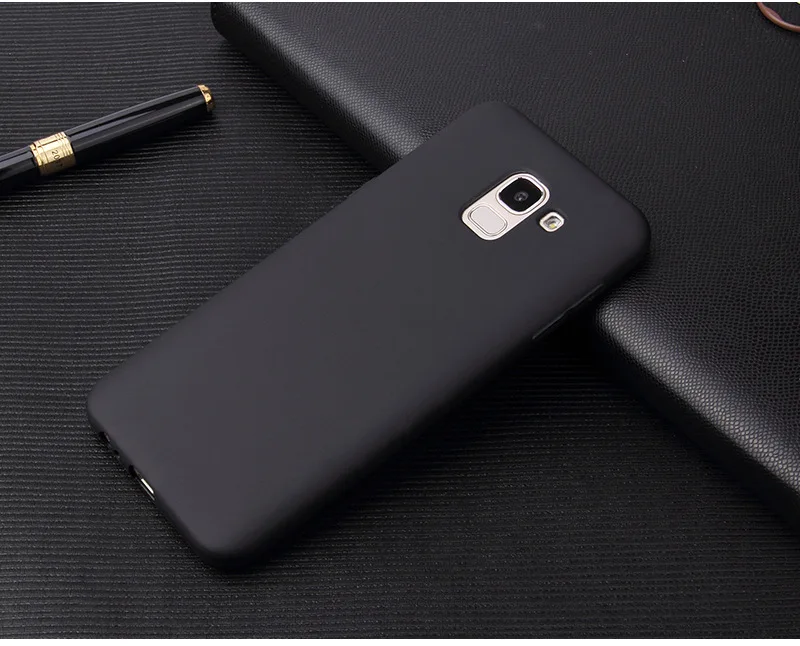 For Samsung Galaxy A8 2018 A530F Matte Candy Solid color Silicone TPU soft case for Samsung A8 Plus 2018 A730F Ultra thin case