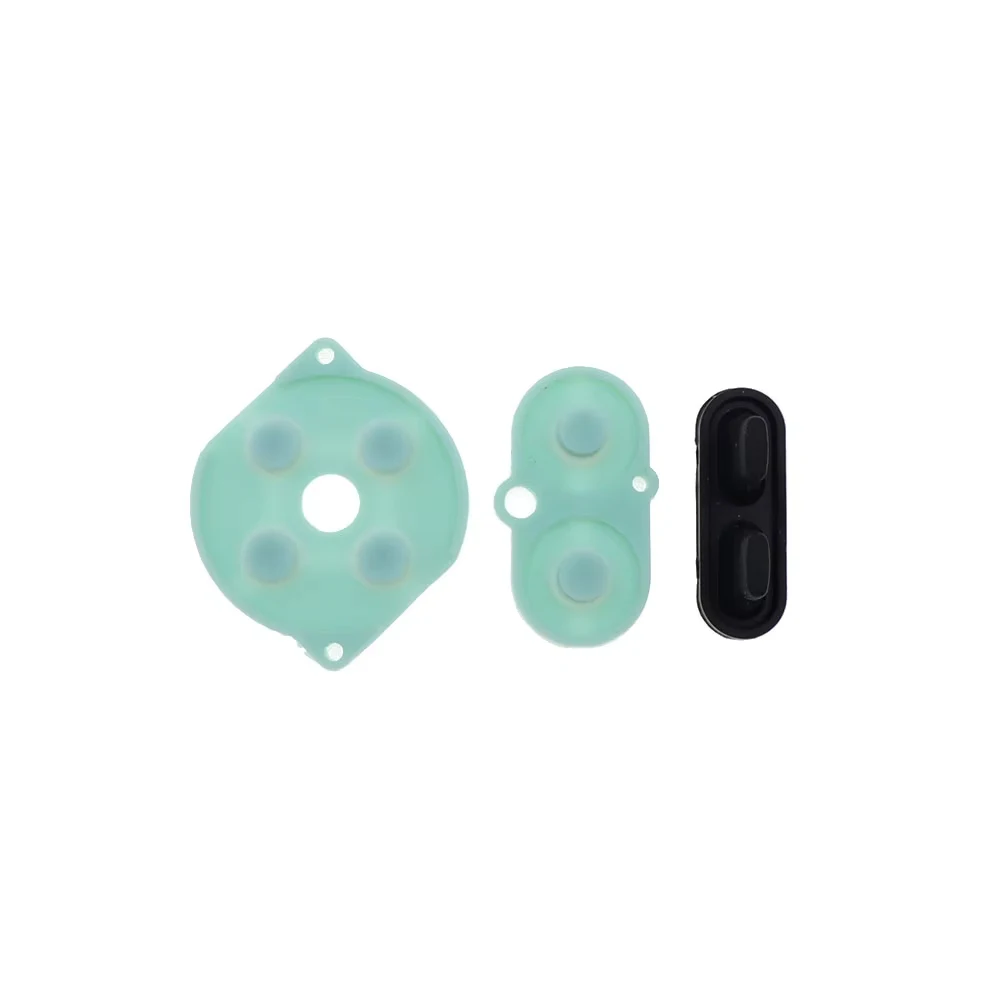 

10Set Button Rubber Silicons Membranes Pads for GBC Color and IPS Shell Buttons Keypad A-B D-Pad Start Select Conductive Pads