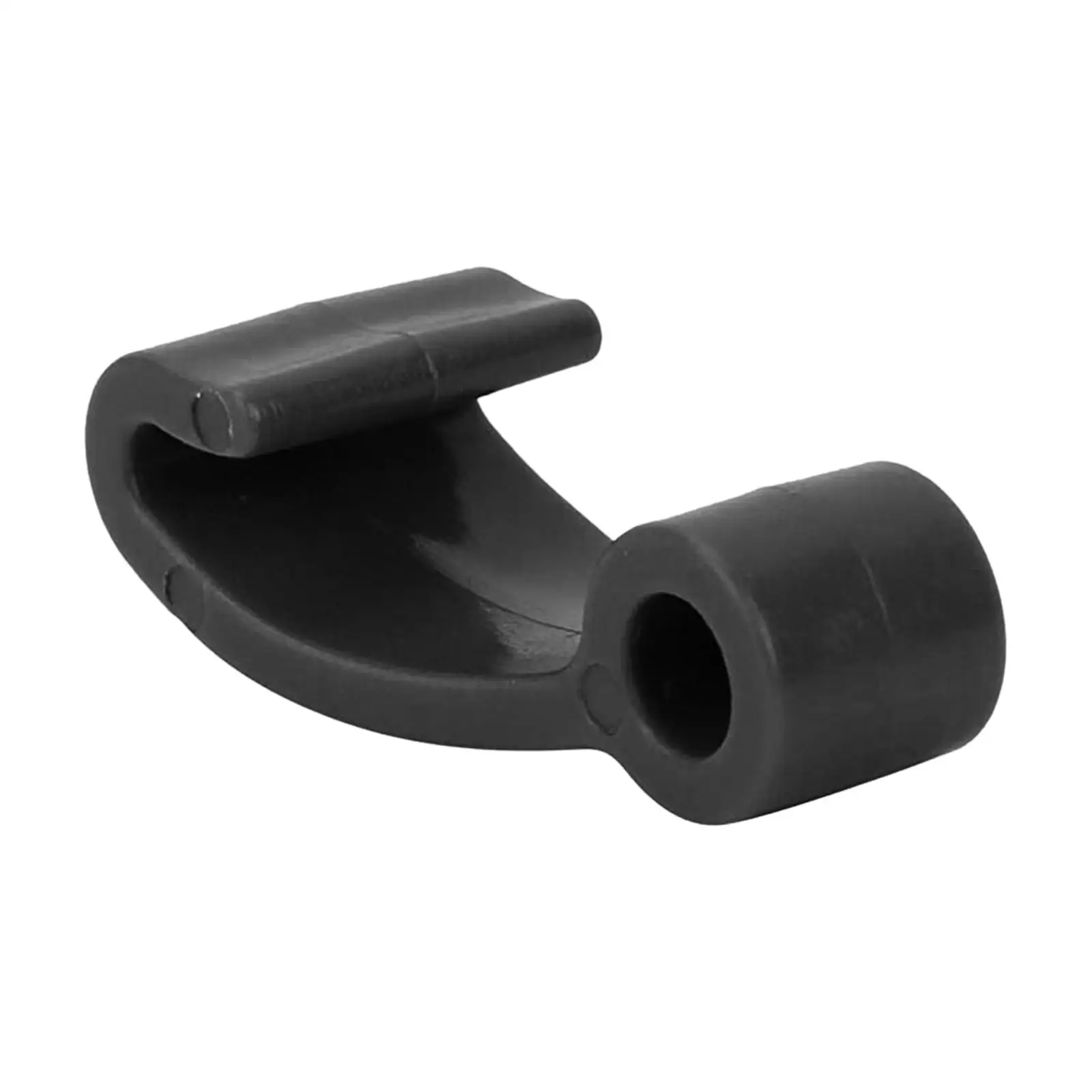 خطاف حاجز قارب كاياك على شكل حرف J من النايلون الأسود للوحة مجداف للرياضات المائية في الزورق #5