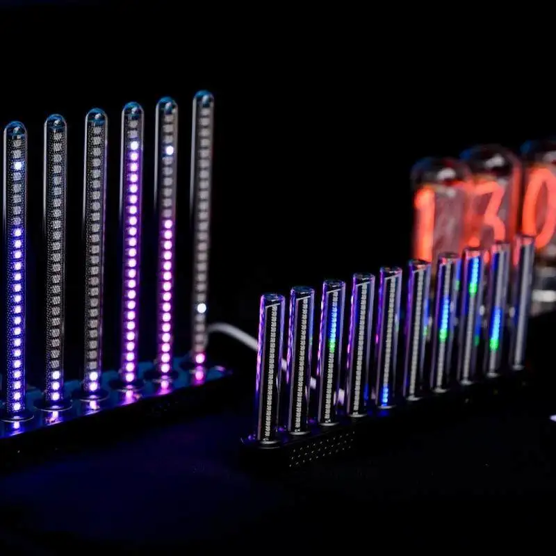 Led spectrum lamp, collecting sound, atmosphere lamp, sound control, music spectrum, desktop rhythm lamp in e-sports room