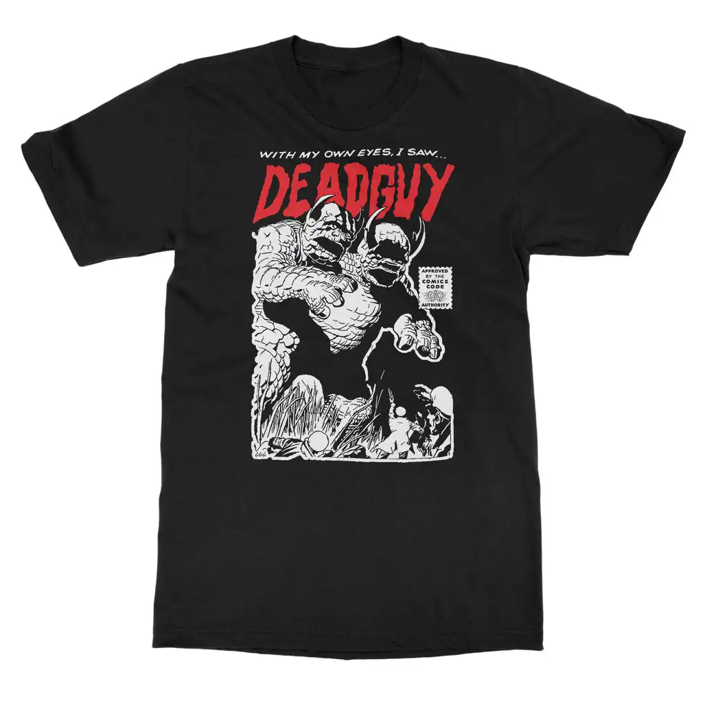 Rare Deadguy Graphic Cotton Band Shirt Unisex Summer Short Sleeve Fashion Brand Tee Luxury Casual Vintage Tees
