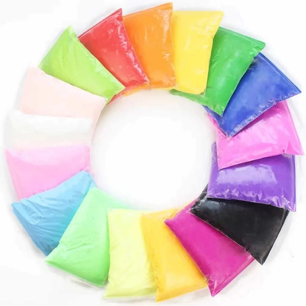 17-Farben Ultraleichte Ungiftige Knetmasse 500g Verpackte Plastilin Farbige Knete Weltraum-Knete Handgemachtes DIY-Material – Detail 2
