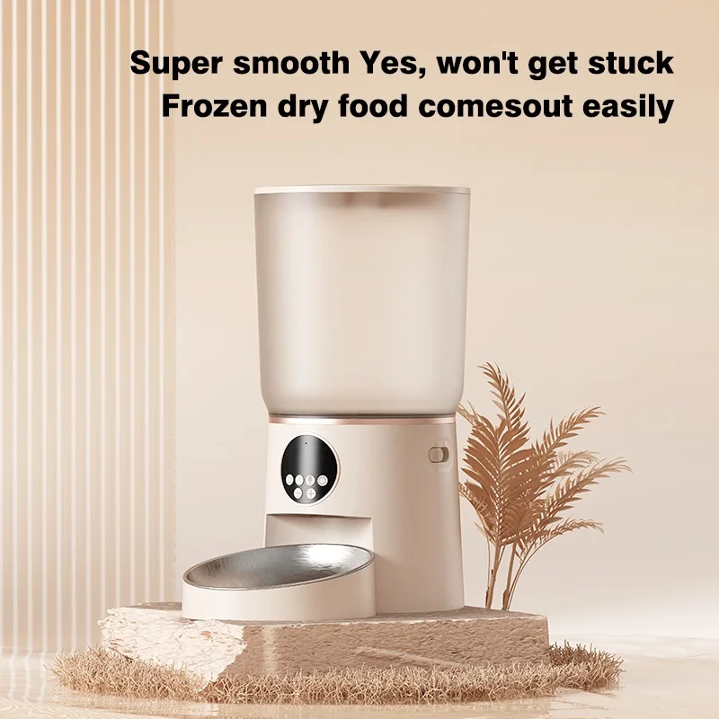 2026 New Transparent Automatic Pet Feeder 4.2L ABS Easy to Clean Simply Smart cat Food Feeder Bowl