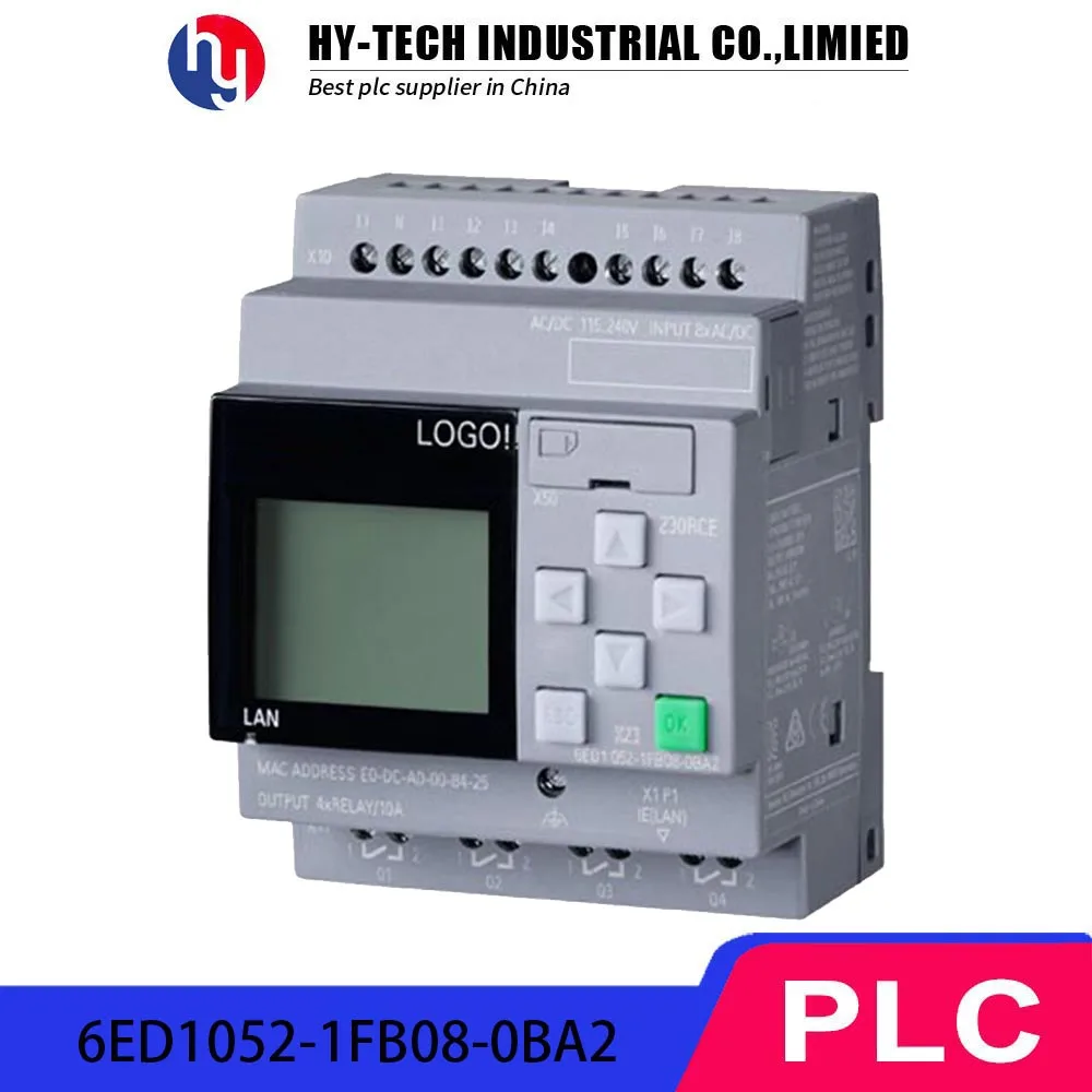 

Smart Factory PLC Module 6ED1052-1FB08-0BA2 115-230V AC 8DI/4DO Expandable Design with Integrated Web Server & MQTT Protocol