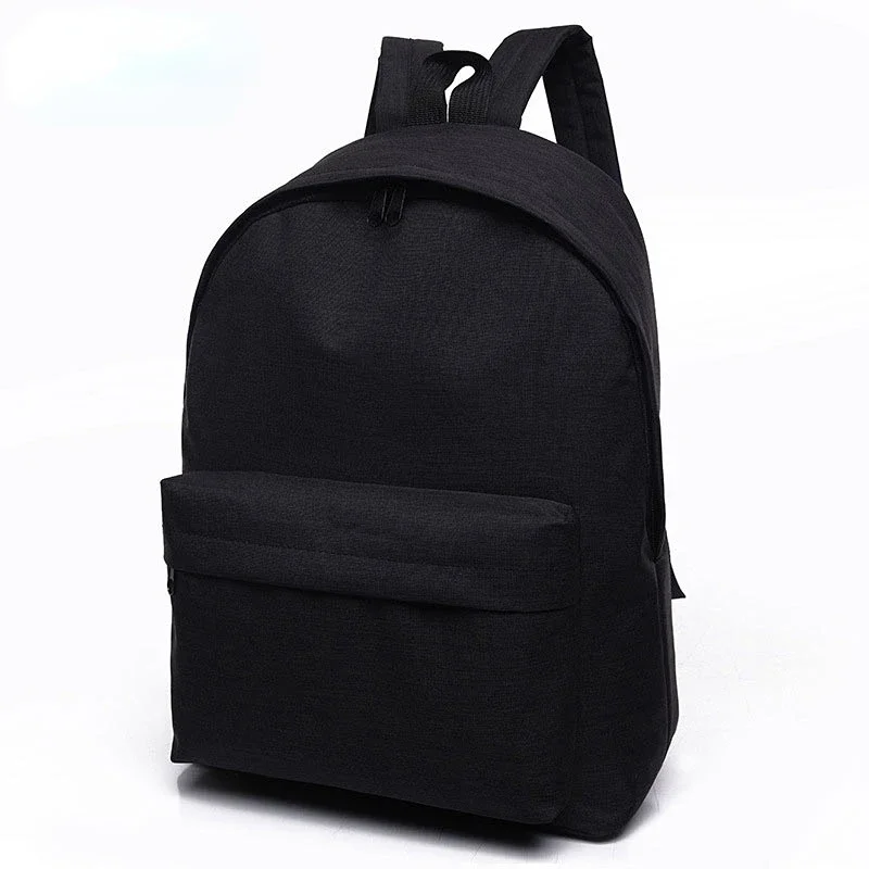 Women Men Male Canvas Black Backpack College Student School Backpack Bags for Teenagers Mochila Casual Rucksack Travel Daypack