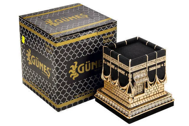 Imagem -03 - Iqrah-kaaba Trinket Cor Dourada Extragrande