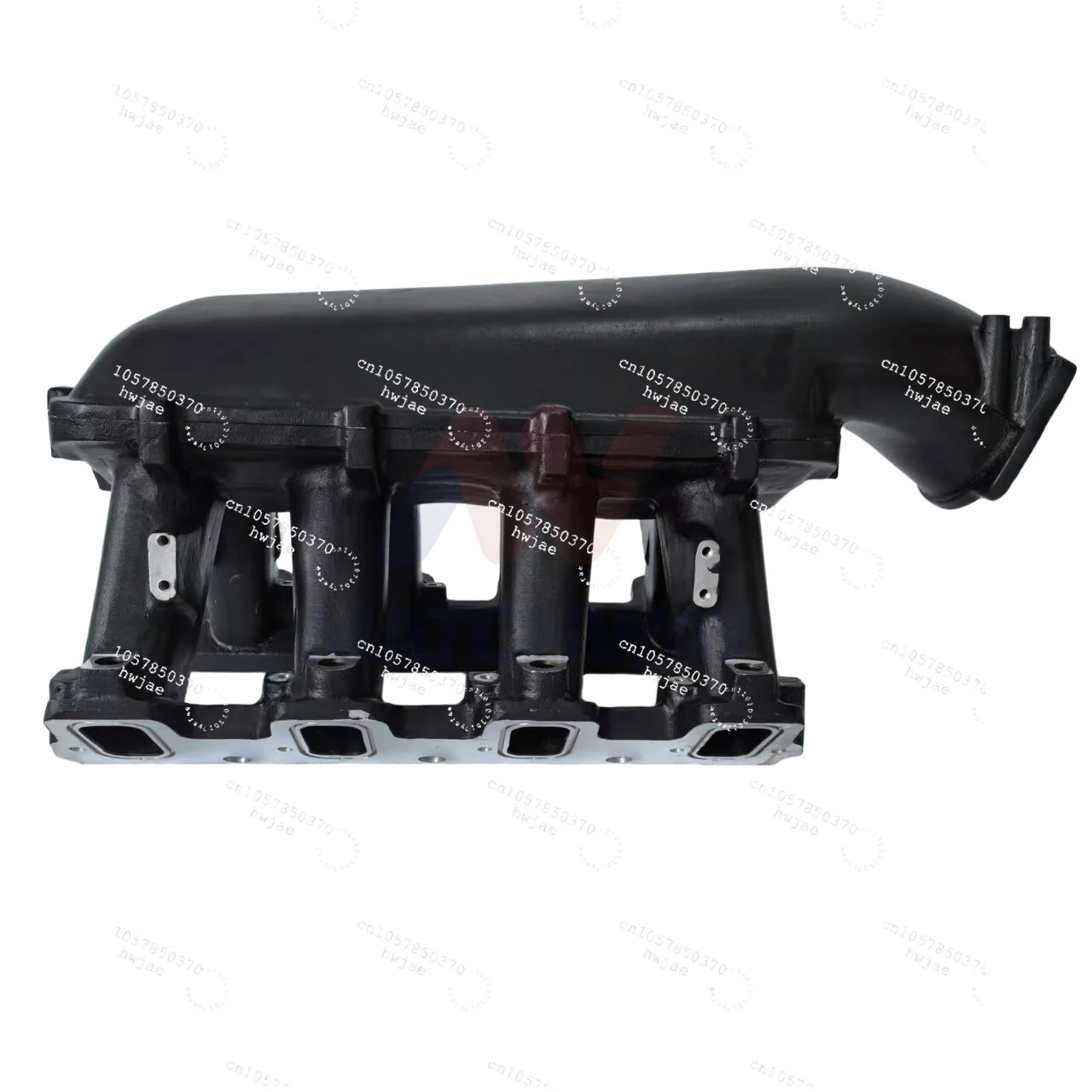 Black Aluminum Lo-Ram EFI Intake Manifold With Fuel Rail Kit for LS3 L92 LS Series Engine