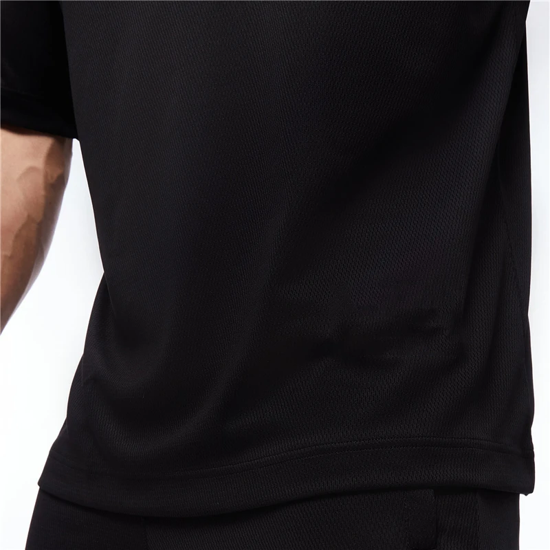 Mens Loose Oversized Half Sleeve T Shirt Mesh Quick Dry Streetwear Hip Hop Fitness T-shirt Summer Gym Clothing Workout Tee shirt