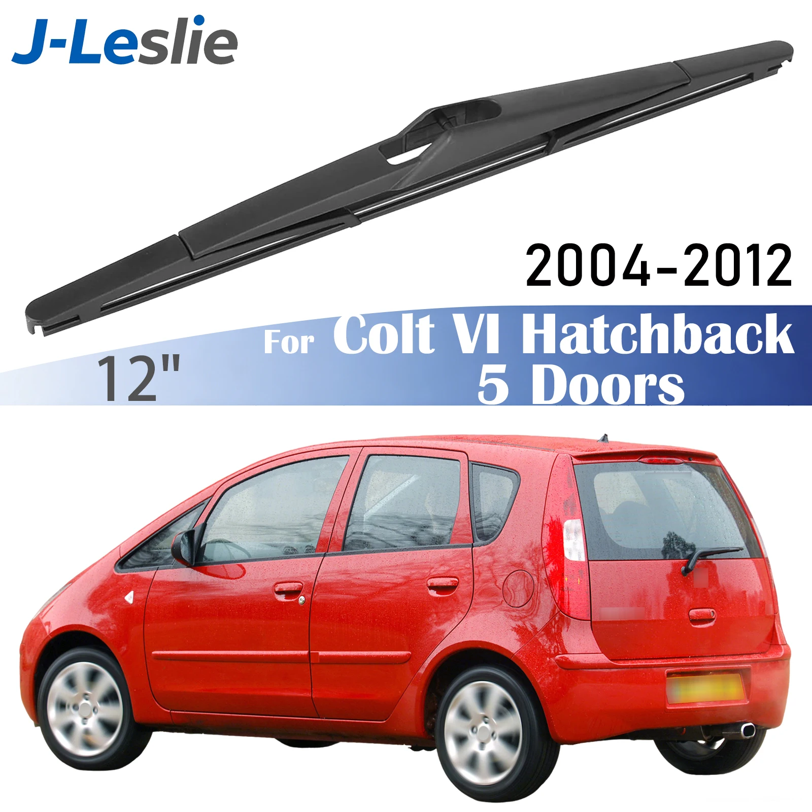 

12" Rear Wiper Blade For Mitsubishi Colt Hatchback MK6 5 Doors 2004-2012 Windshield Windscreen Wipers Washer Window Rain Brushes