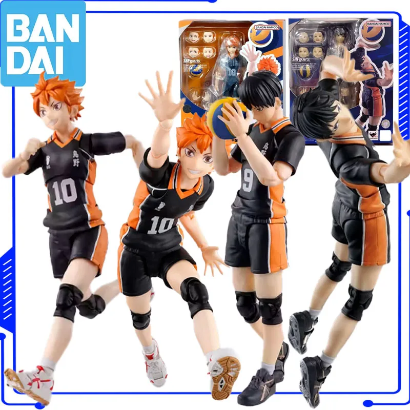 

Оригинальная фигурка Bandai S.H.Figuarts Haikyuu, 10 моделей SHOYO HINATA, набор для сборки, подарок для мальчиков, девочек и детей, коллекционная модель
