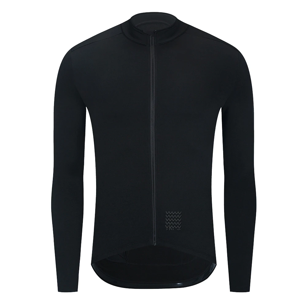 Ykyw Herren Pro Herbst Winter Langarm Thermo Fleece Jacke MTB Mann Rad trikot Fahrrad hemden Outdoor Fahrrad Kleidung Mantel – Detail 4