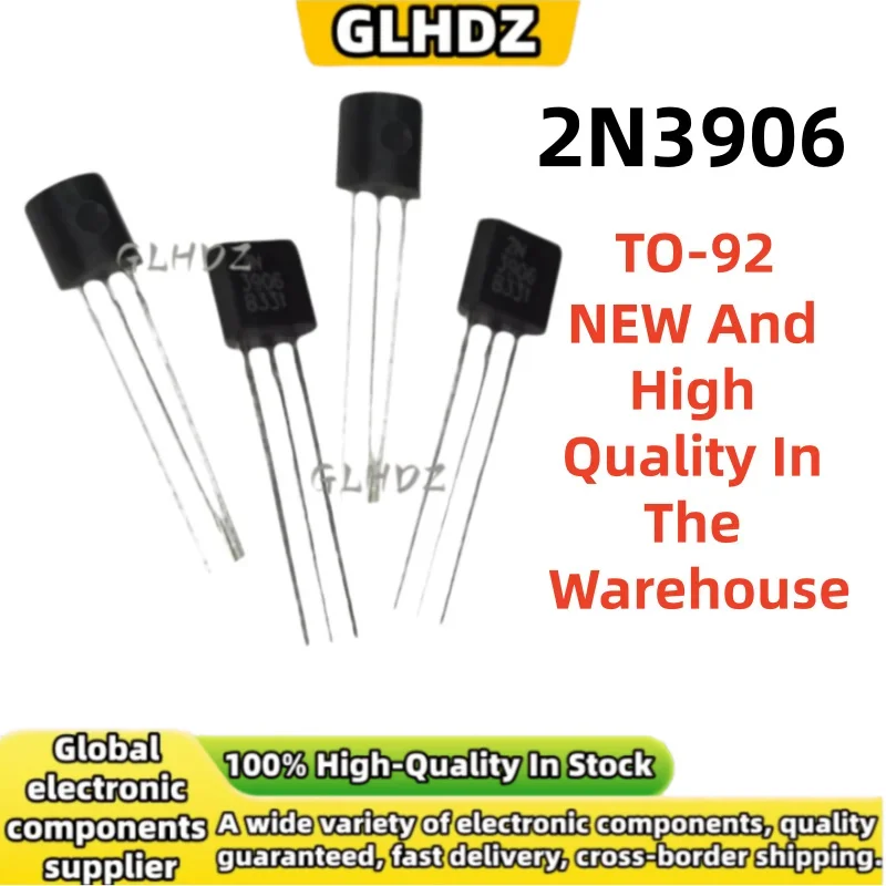 TO-92 10-100PCS 2N3906 NEW And High Quality Direct-acting transistor In The Warehouse