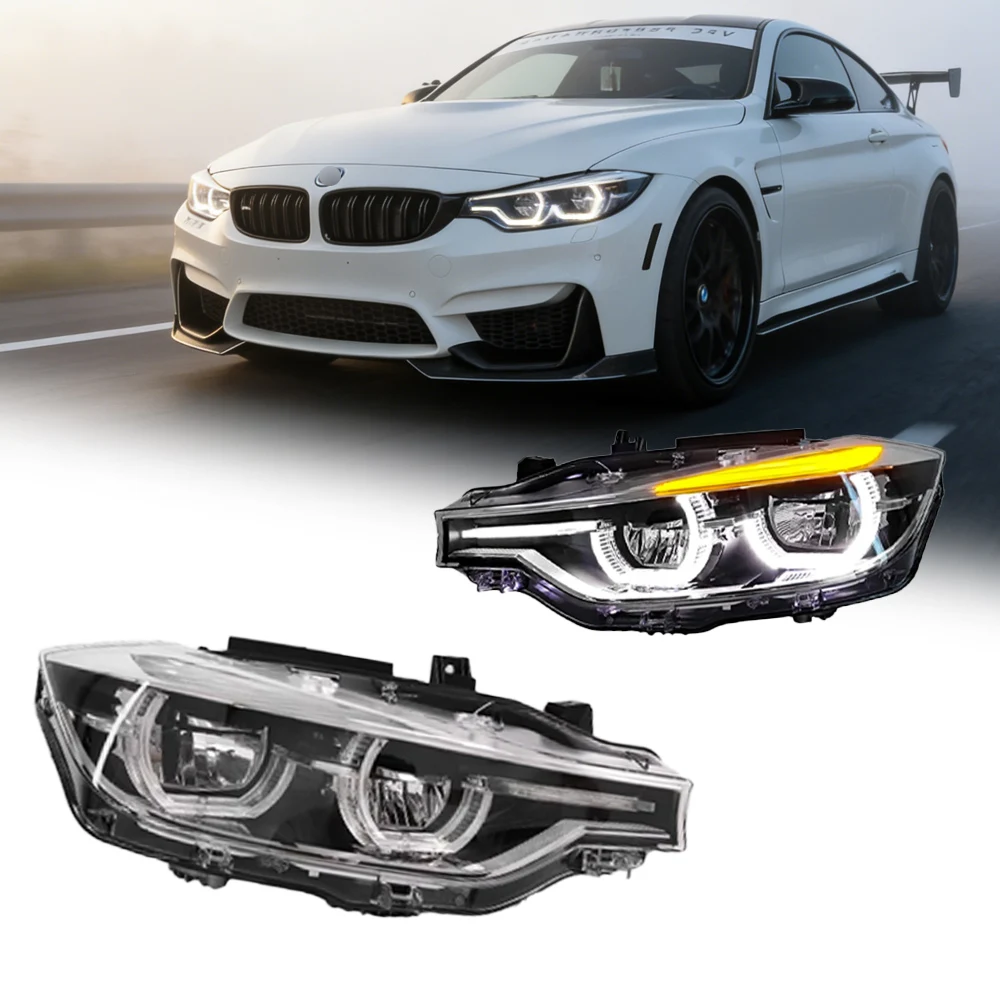 

Динамические светодиодные фары TYPY для BMW 3 серии F30 (2012-2019), модифицированные, новые, автомобильные аксессуары для тюнинга.