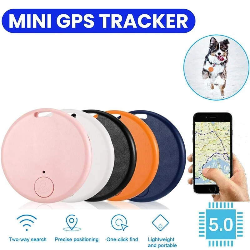 Smart Tag GPS Tracker Find My Anti-Lost Locator Car Tracking Device For Car Bicycle Luggage Outdoor Travel Accessory Pet Collar