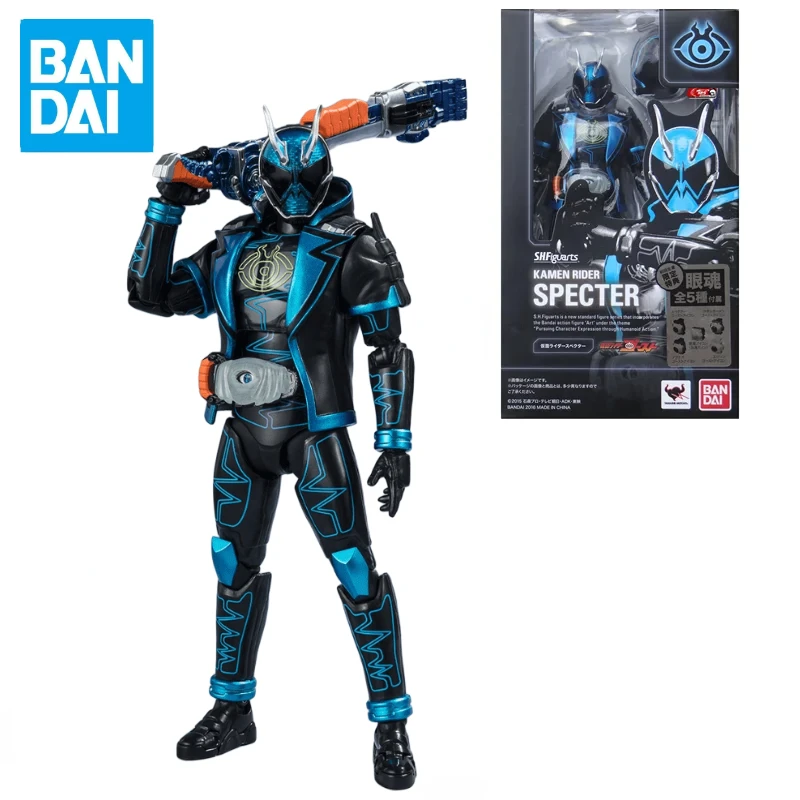 

Bandai оригинальная фигурка SHF Kamen Rider Spectre, игрушки для мальчиков и девочек, детские подарки на день рождения, коллекционные