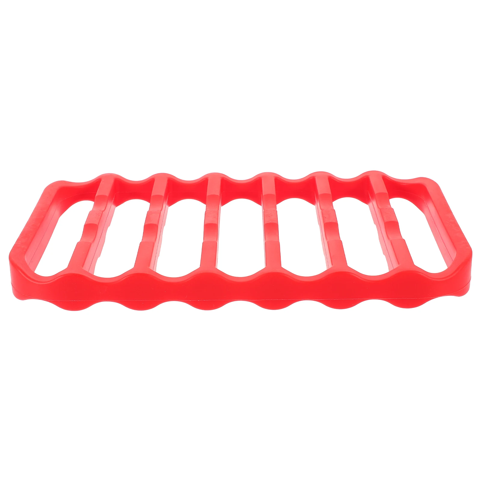 

Silicone Grill Cooling Rack Baking for Roasting Pan Draining Mat Racks Roaster Red Canning