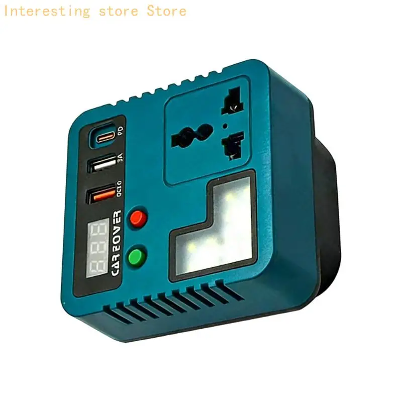 Lightweight Power Inverter With Multiple Safety Features For Home And Workshop Long Lastingly Electric Tool Usage 55KC