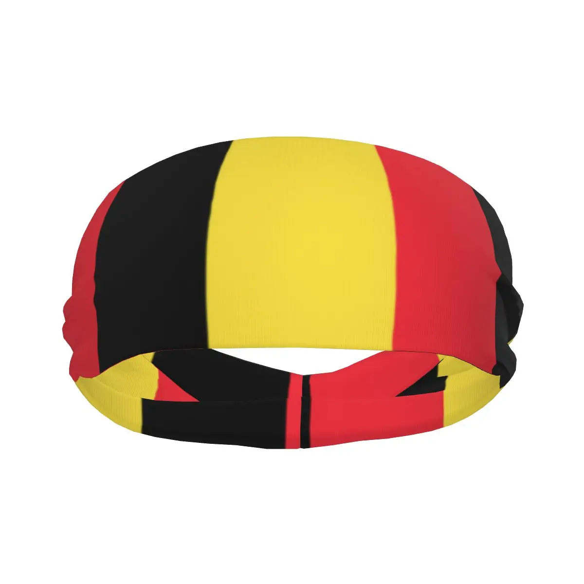 

Sports Headband Flag Of Belgium Running Fitness Sweatband Absorbent Cycling Jog Hair Bandage