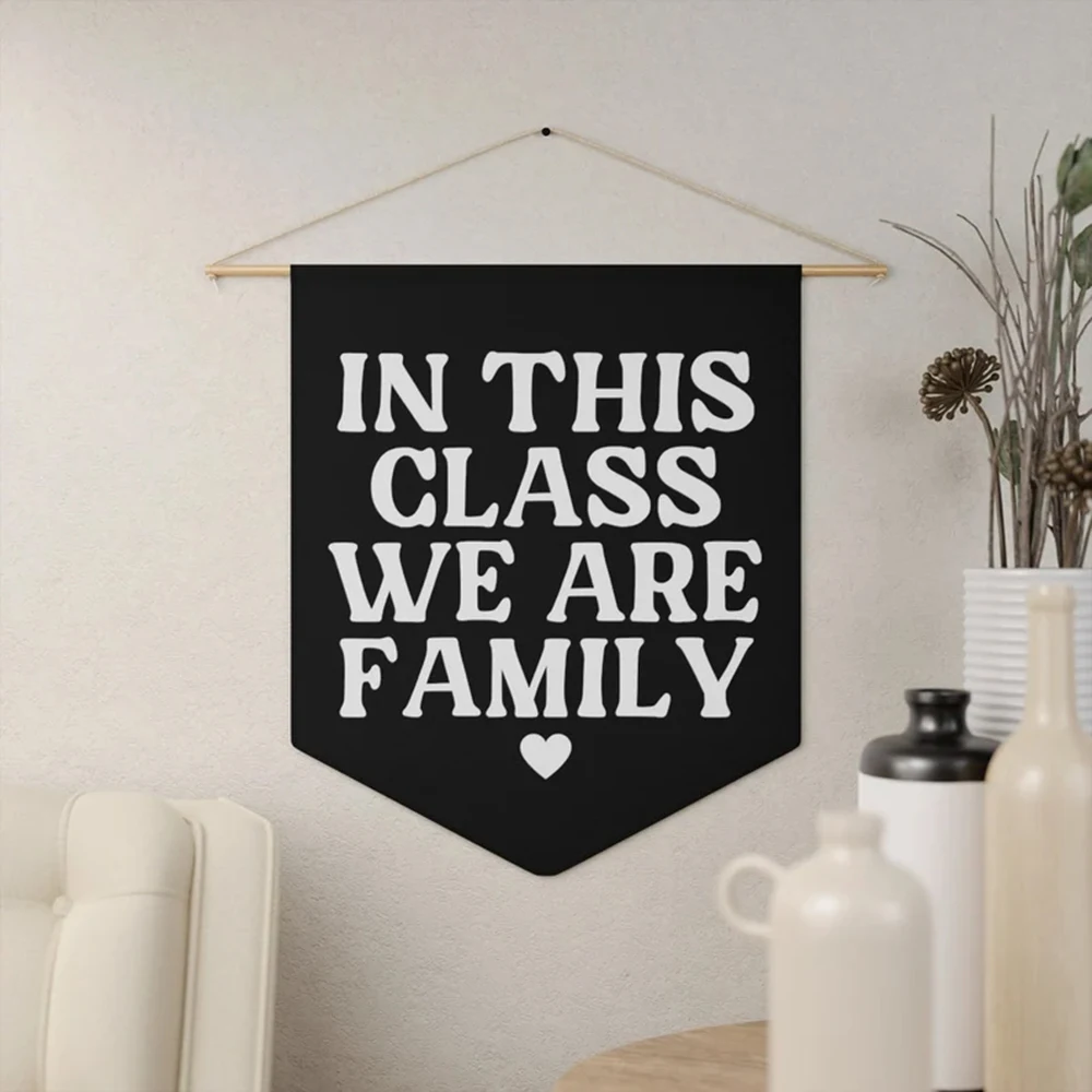 

In This Class We Are Family Back To School Banner High School Classroom Pennant Classroom Decor Elementary Classroom Decorations