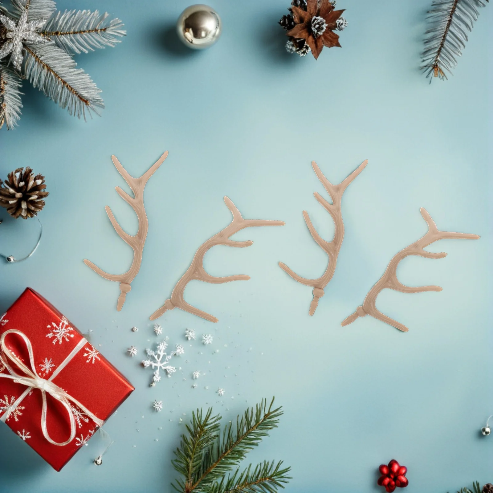 

Snowman Antlers Christmas Decoration Plastic Branch DIY Craft naments Outdoor Xmas Accessories Premium Quality Practical
