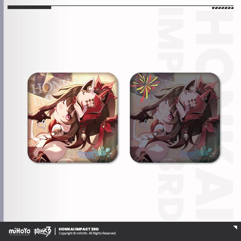 Official MiHoYo Game Honkai Impact 3rd Sparkle Vita Sampo Tinplate Badges Acrylic Stands Cosplay Fans Collection Gifts