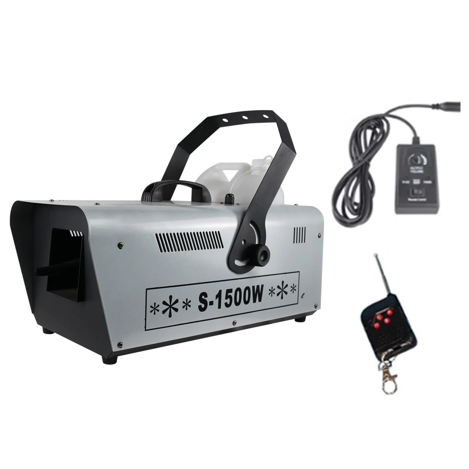 Small 1500W Snowflake Machine 800W Snow Machine DMX512 Remote Control Snowflake Jet For Stage Event Indoor Outdoor Wedding Party