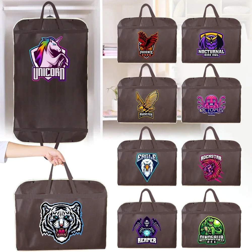 Clothing Protective Cover Multifunctional Hanging Moisture-proof Organizing Bags Teamlogo Series Fully Enclosed Zipper Bag
