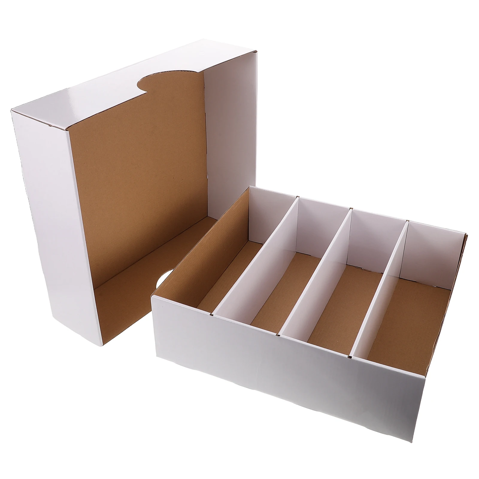 

Trading Card Storage Box Game Card Storage Box Organizer Case Baseball Paper Carrying Boxes Partition Travel Case For Sport Card