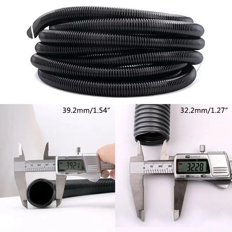 D0AB 32mm Flexible Hose Extender Extension Tube Soft Pipe for Vacuum Cleaner Accessor