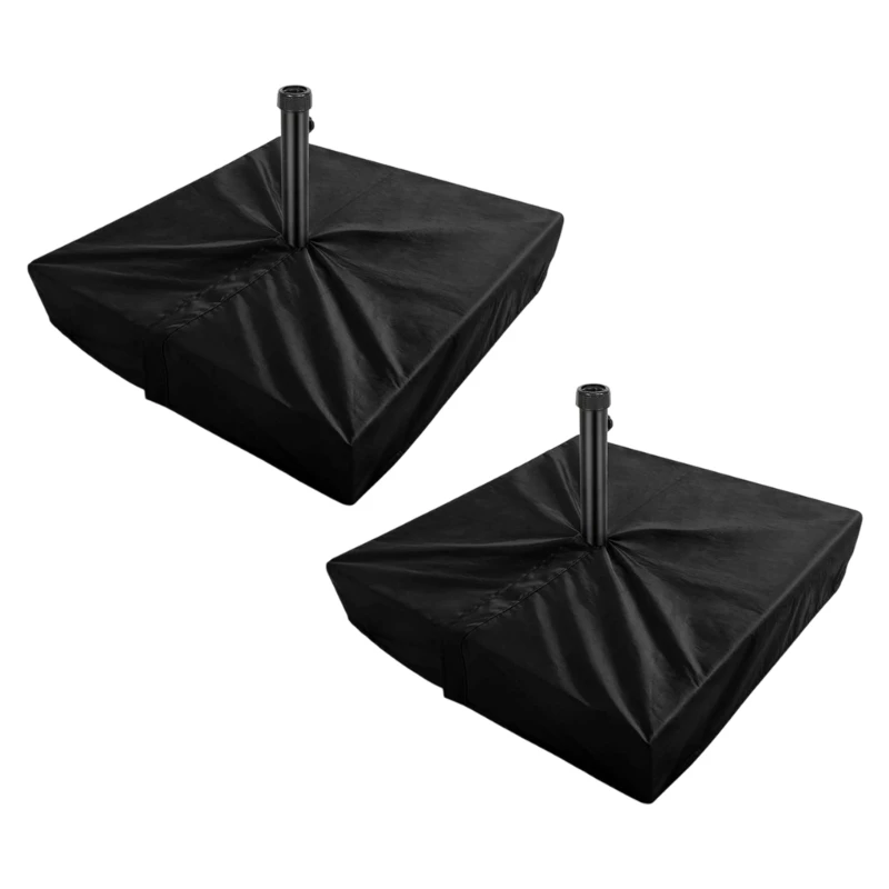 

Weather Resistant Protective Cover For Square Garden Umbrella Stands 30Inch Size Rainproof Design Zippered Design 1 Pair