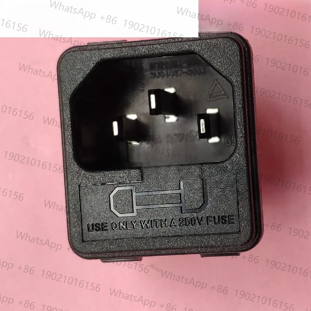 

10pcs Taiwan imported card type two in one AC power socket with fuse RF-2004
