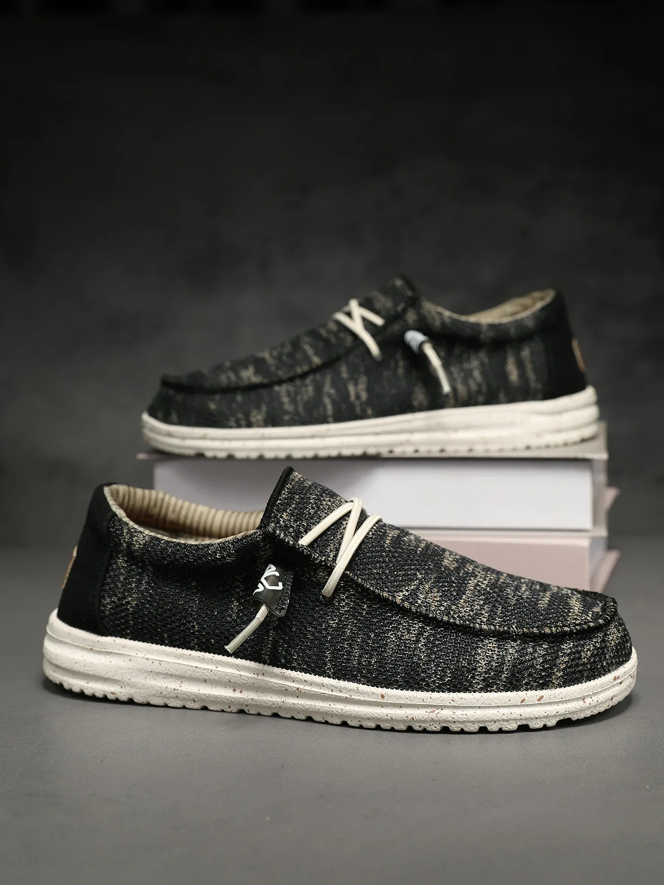 Herren Neue Freizeitschuhe Rutschfeste Bequeme Atmungsaktive Leinenschuhe Männliche Slipper Markenmode Slip-on Schuhe Verschleißfeste Straßenschuhe – Detail 3