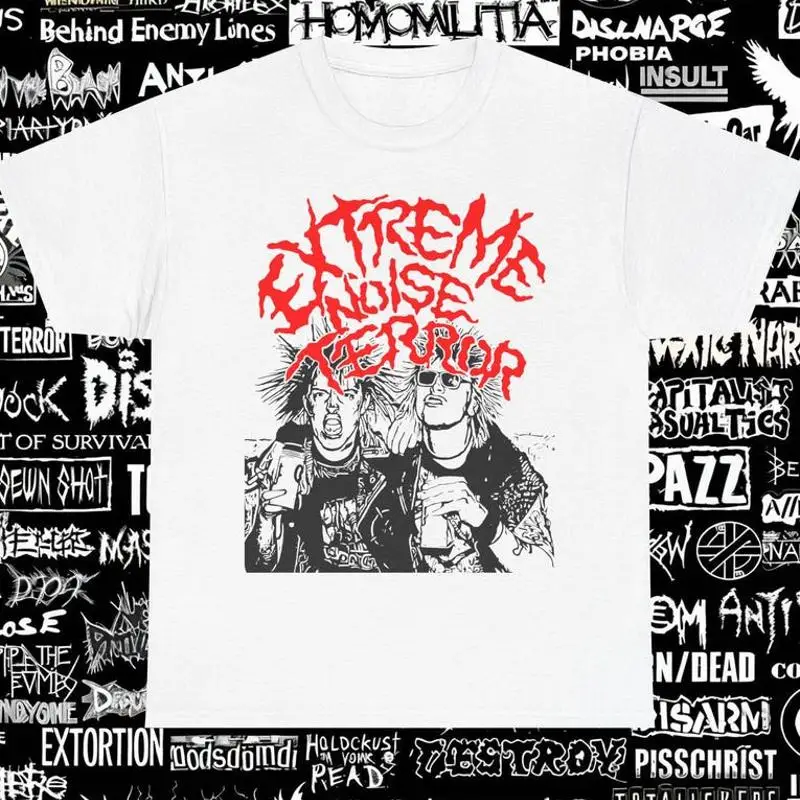 Extreme Noise Terror Napalm Death Crust Punk T-Shirt