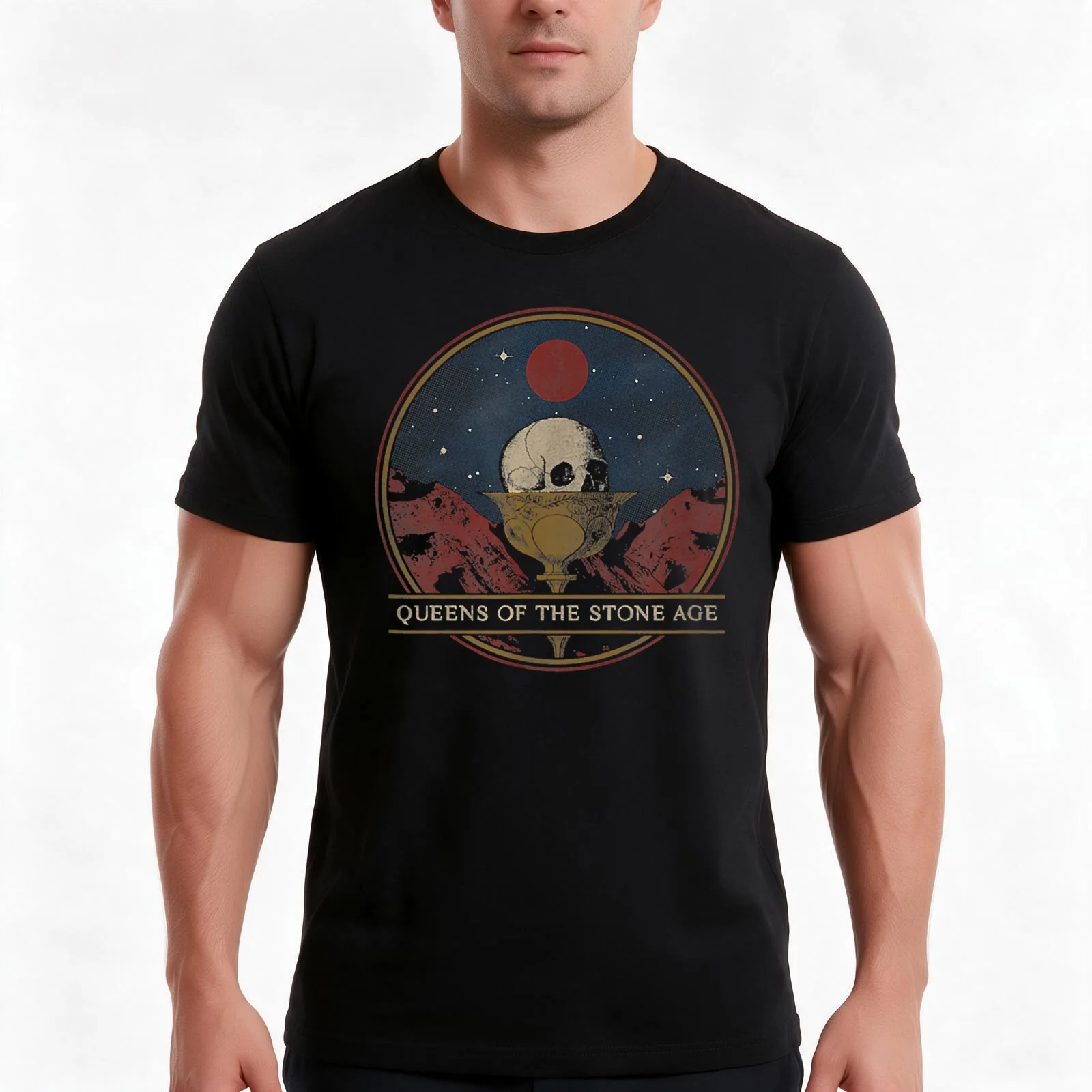 Age Skull Kyus Perfect - queens Of The Stone Age T-Shirt Summer Casual Cotton Tee Unisex Men Women