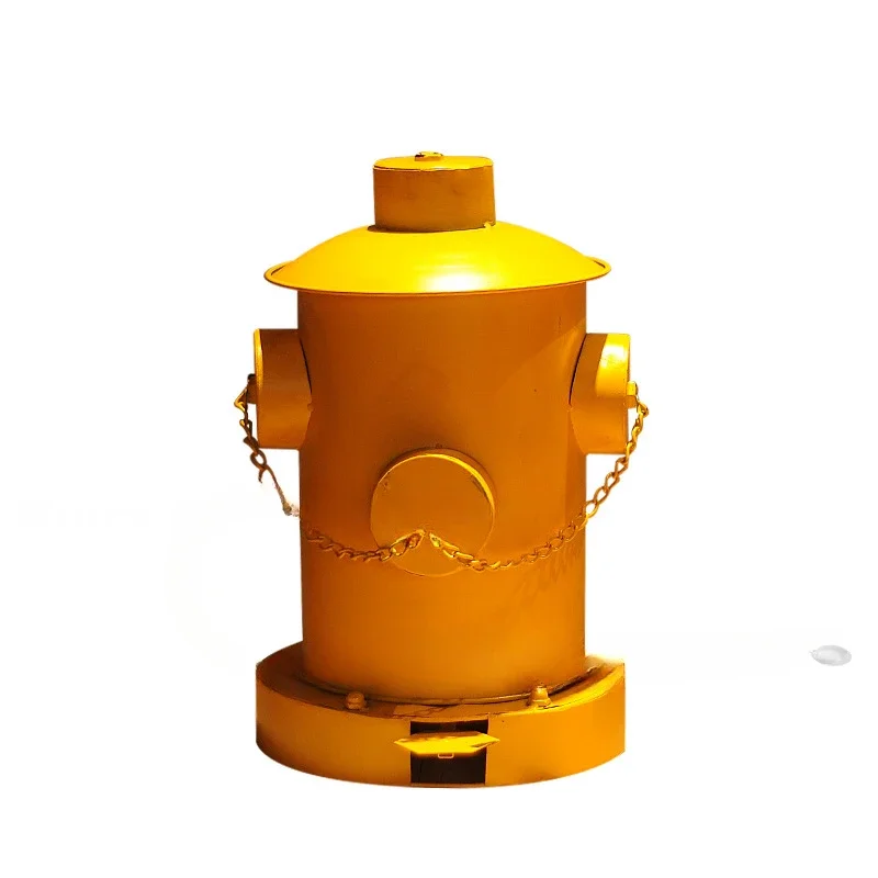 Industry Wind Fire Hydrant Trash Pedal Iron Art Decorate American Style Ornament Bar Internet Cafe Restaurant Waste Bins