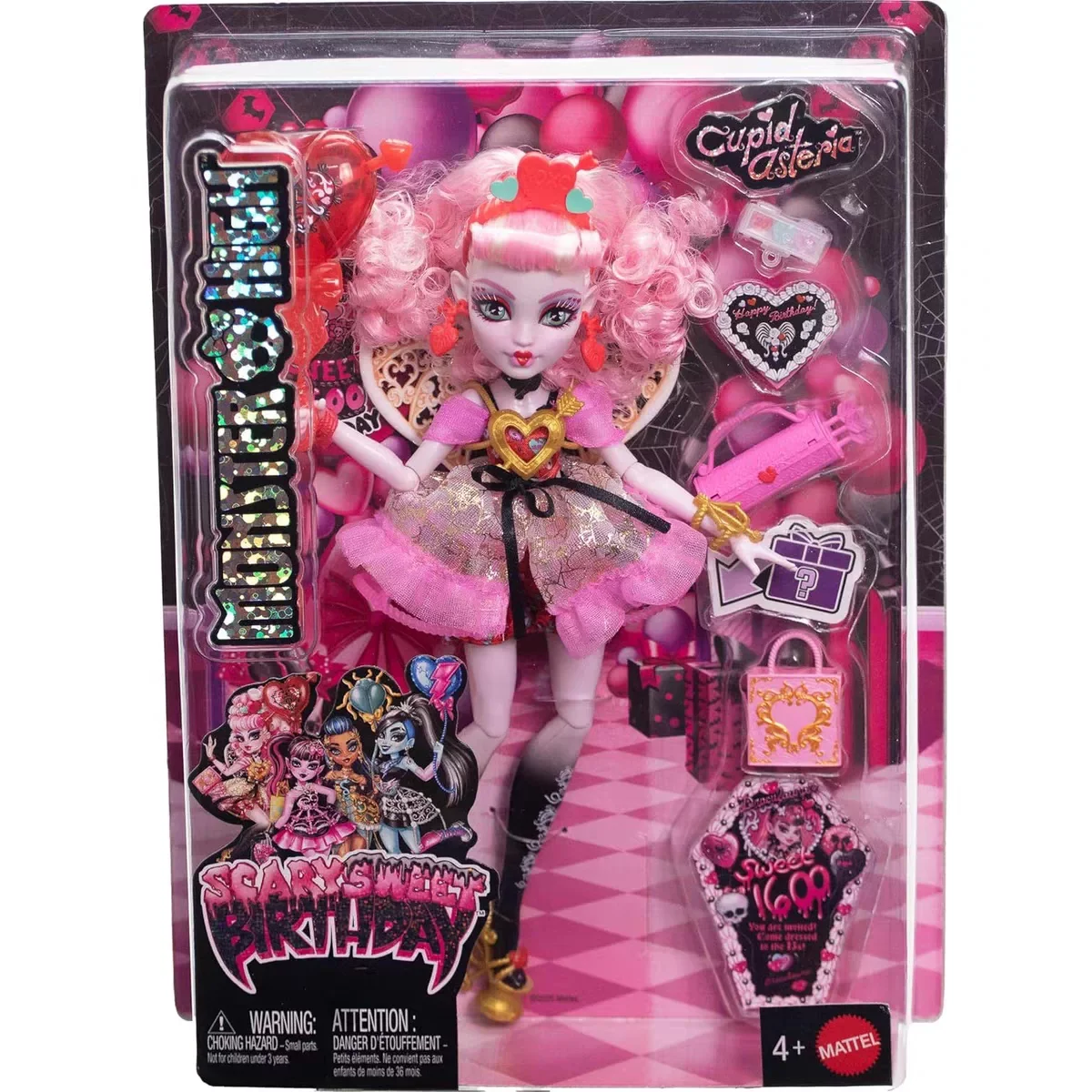 Original Mattel Monster High G3 Scary Sweet Birthday Collectible Fashion Doll Articulated Poseable Doll with Full Accessories