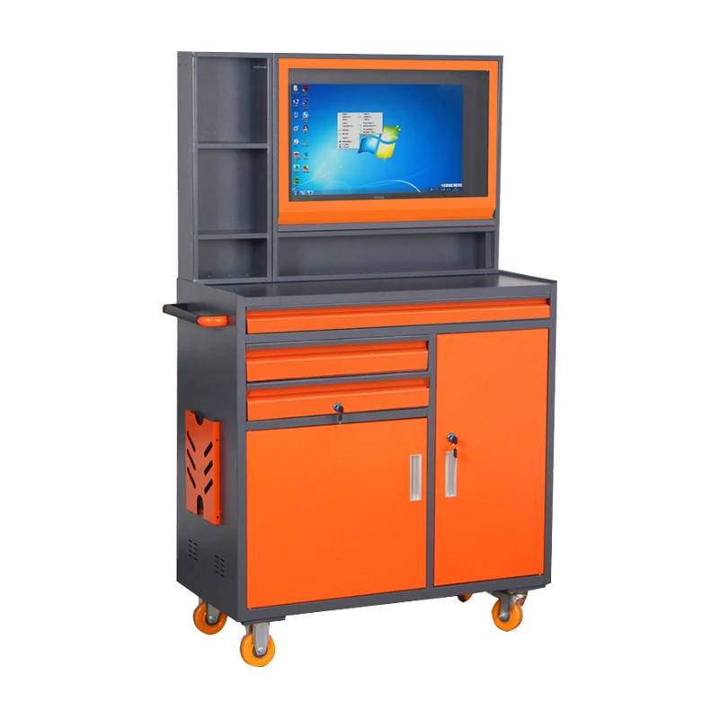 Configurable Heavy Duty Workbench Industrial Computer Cabinet Industrial PC Cabinet Fits up to 27