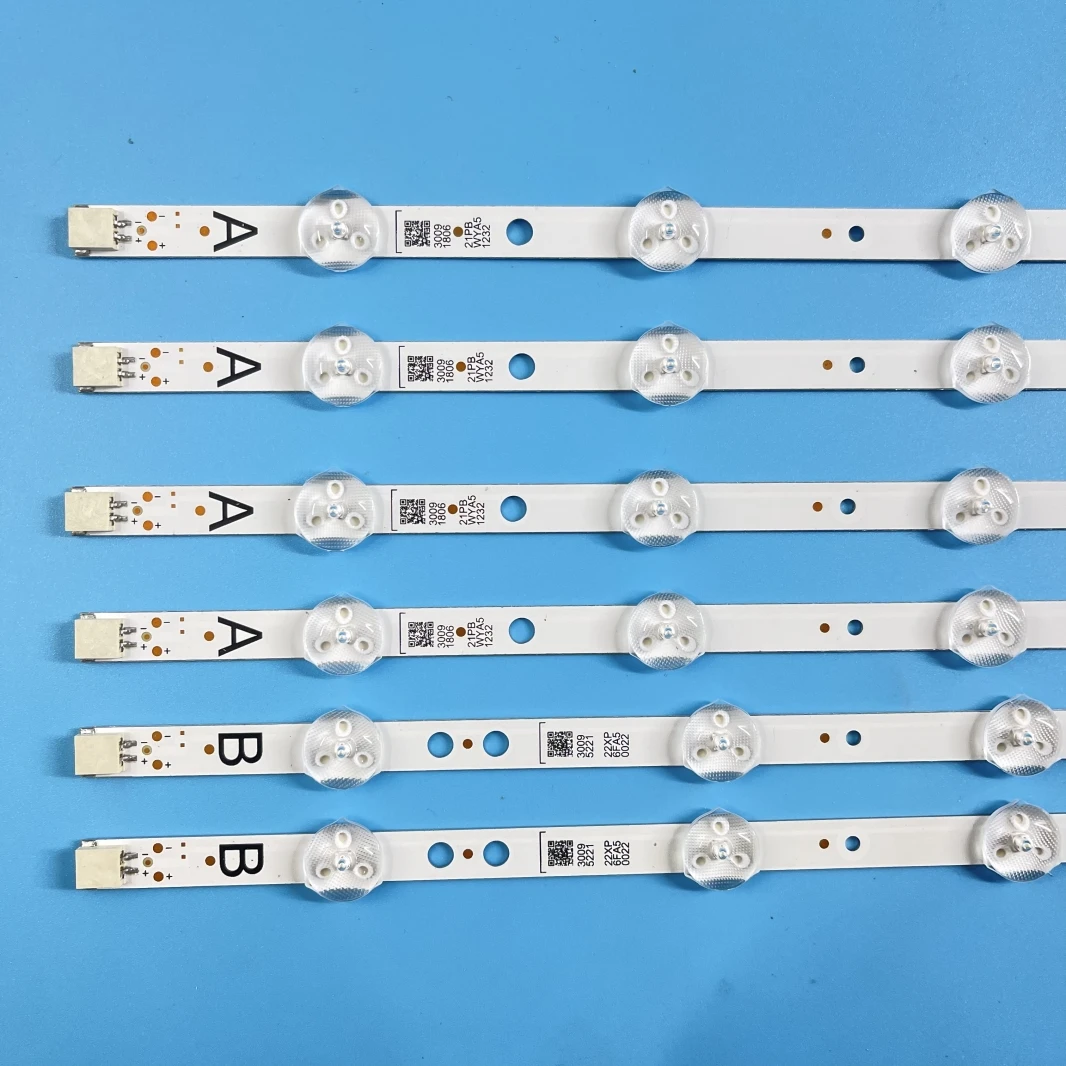 6pcs LED bar for 49PUS6031/12 LUX149003 TD49UHDLED19 VES490QNDL-2D-N11 VES490QNDS-2D-U11 VESTEL 49 UHD DRT VNB A B 49PUS6031