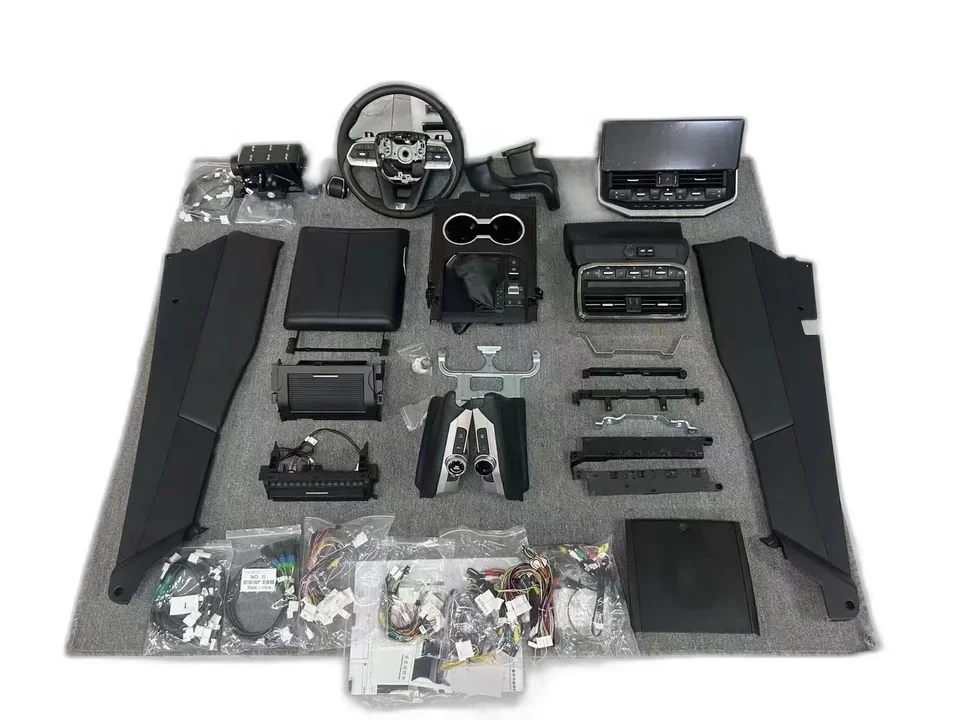 Car Interior Kit Featuring ABS Plastic Material Luxury Interior Upgrade Kits for LC200 to LC300