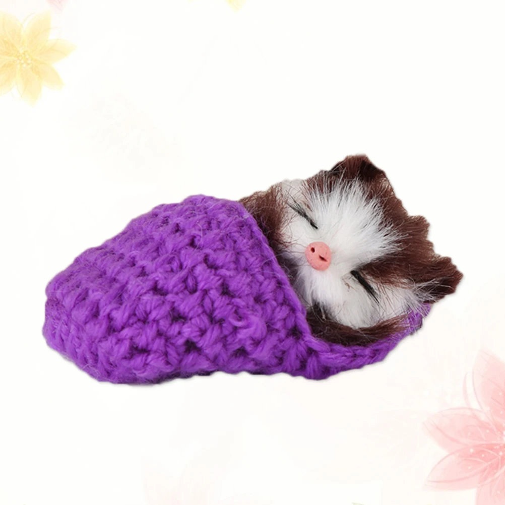 

Kitten In Shoe Sleeping Cat In Slipper Meows Sounds Decor Hand Educational Tool Party Wedding Christmas Gift Kids