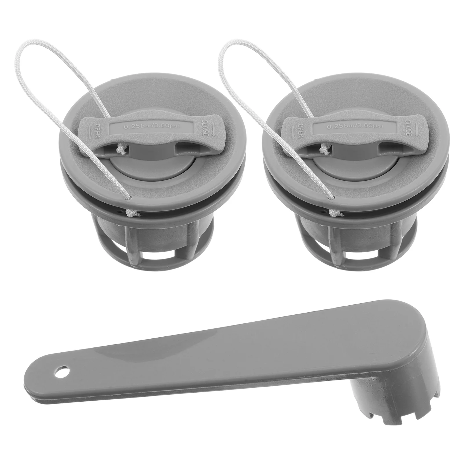 

1 set Inflatable Boat Valve: Screw Thread Air Valve For Kayak Dinghy Inflation Deflation Durable Replacement Valve Adapter For