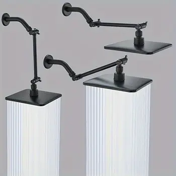 件裝可調式淋浴噴頭延長臂,11 吋淋浴噴頭延長臂,適用於浴室五金配件、浴室用品 10 最佳銷售 淋浴臂 - №3