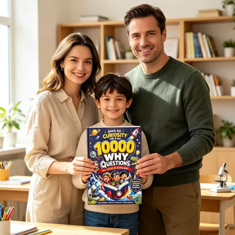 10000 Why Questions Kids Science Book Fun Q&A Exploration Learning Book for Curious Children and Young Minds