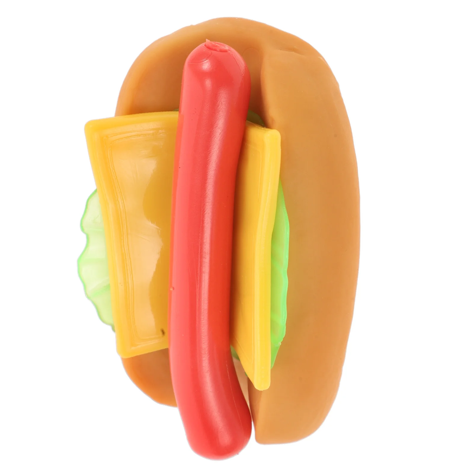 

Artificial Hot Dog Squeeze Stress Reliever Creative DIY Party Favor Halloween Birthday Funny Fidget Plaything Pressure Toy